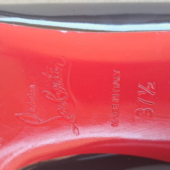 FINAL PRICE Luoboutin black kitten heals 37.5 - Picture 9 of 9